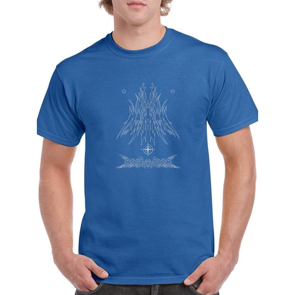 Modern Y2k Techno Style T-Shirt Men -Image by Shutterstock, Male Medium