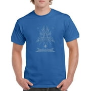 Modern Y2k Techno Style T-Shirt Men -Image by Shutterstock, Male Medium