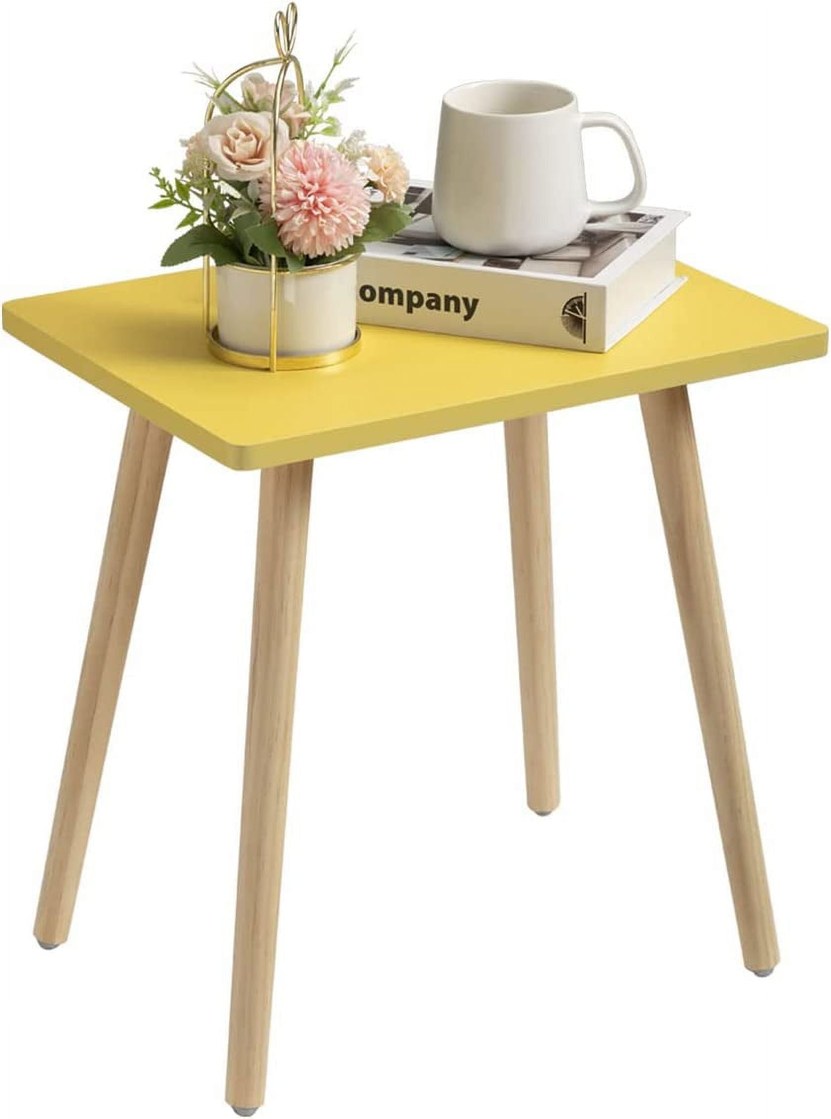 Yellow End Table