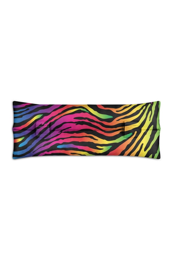Modern Zebra Aesthetic Seatbelt Pillow - Post-Surgical Car Travel Cushion for Breast Cancer/Port/Pacemaker Recovery - Skin-Friendly Gradient Zebra Print with 2-Inch Thick Padding