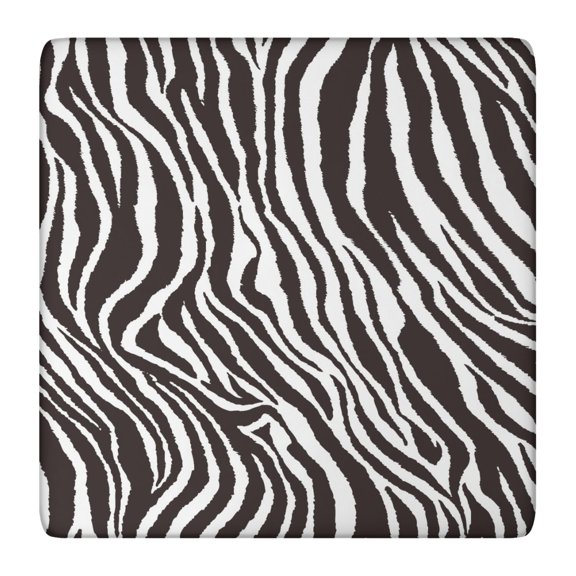 Modern Zebra Tablecloth Black and White Stripes, Multicolor Rainbow Zebra Print, Cute Cartoon Zebra Pattern for Dining Table, Picnic, or Party Decor