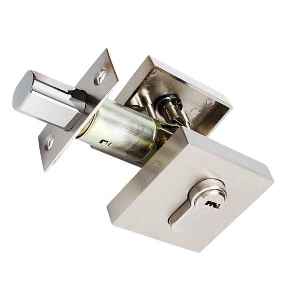 Modern Zincs Alloy Door Lock Quiet Mechanism Durability Keyed Entry Door Knob with Lock For Residential Use