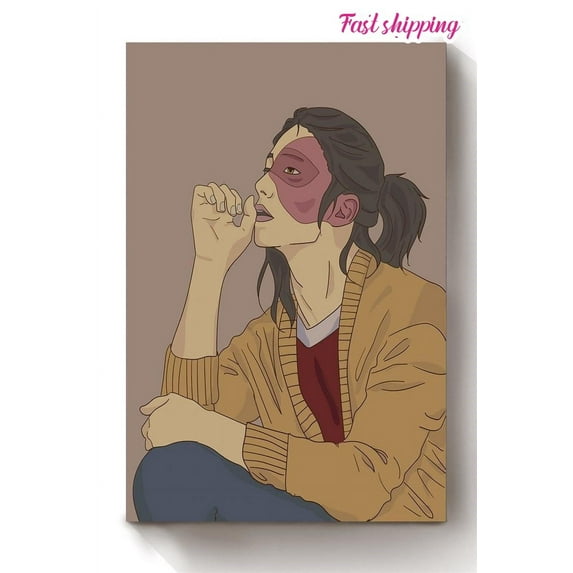 Modern Zuko With Long Hair Poster Wall Art Vertical 16 x 24 Inch Poster