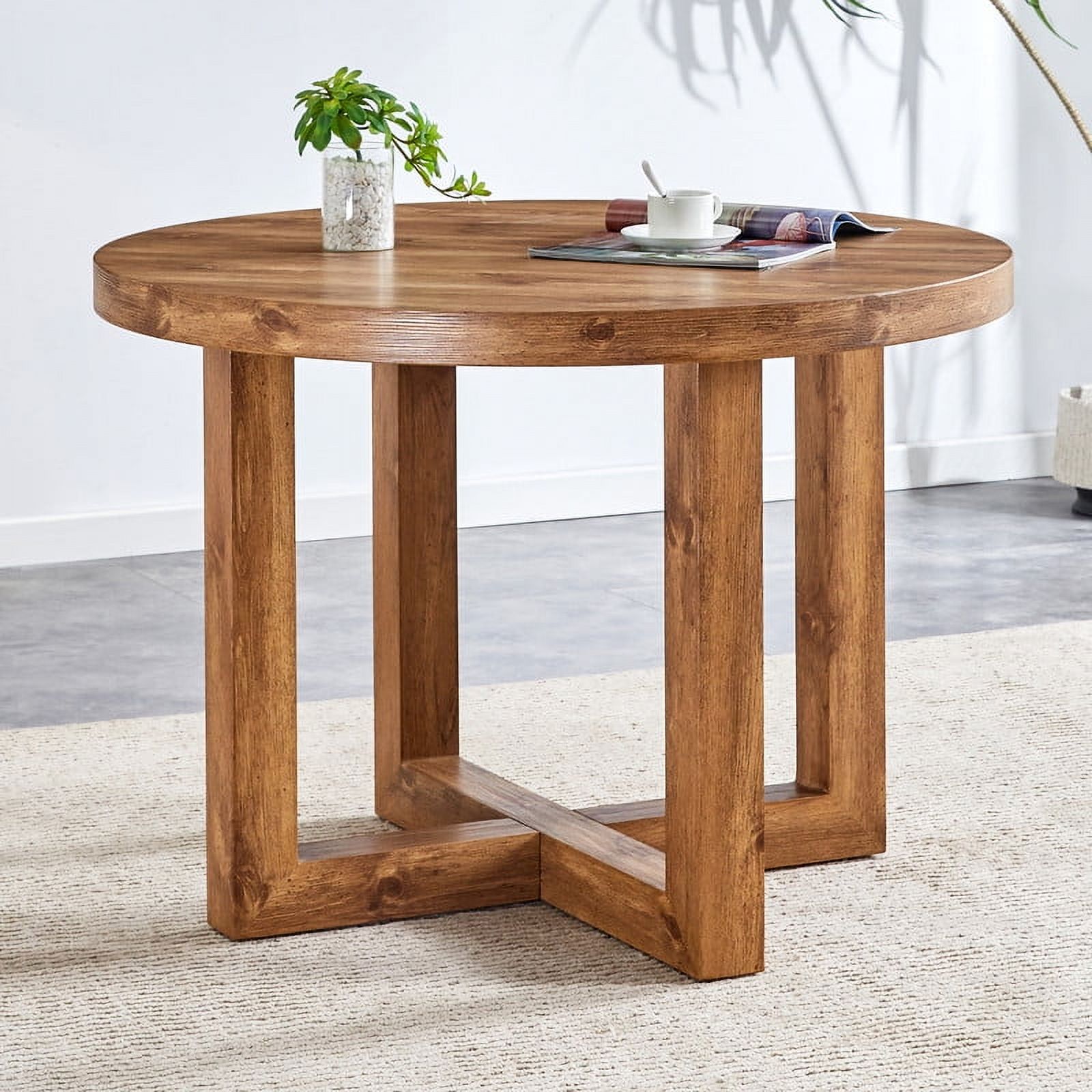 Practical Tabletop Modern and Practical Circular Dining Table.Sudica 42