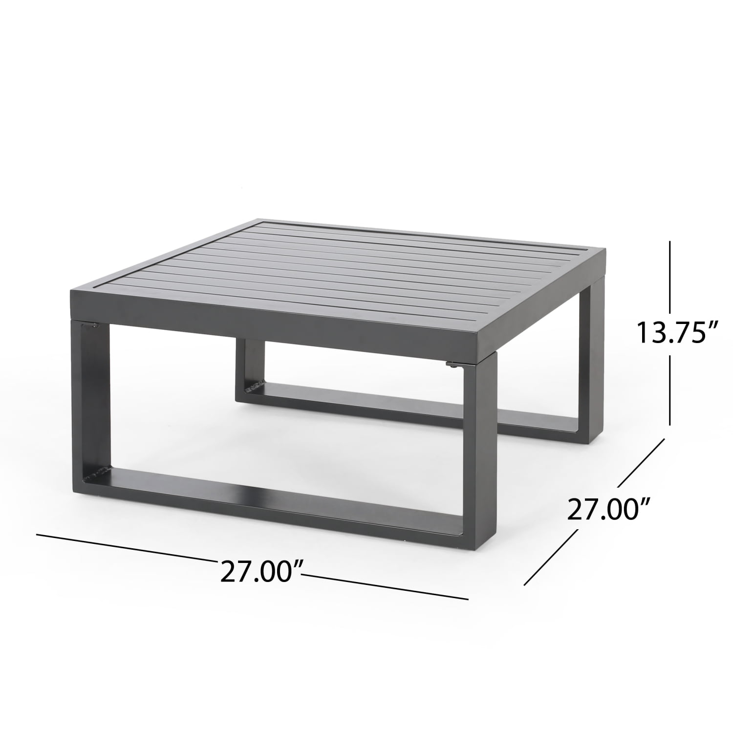 Modern and Stylish Black Dursley Corner Coffee Table with Storage
