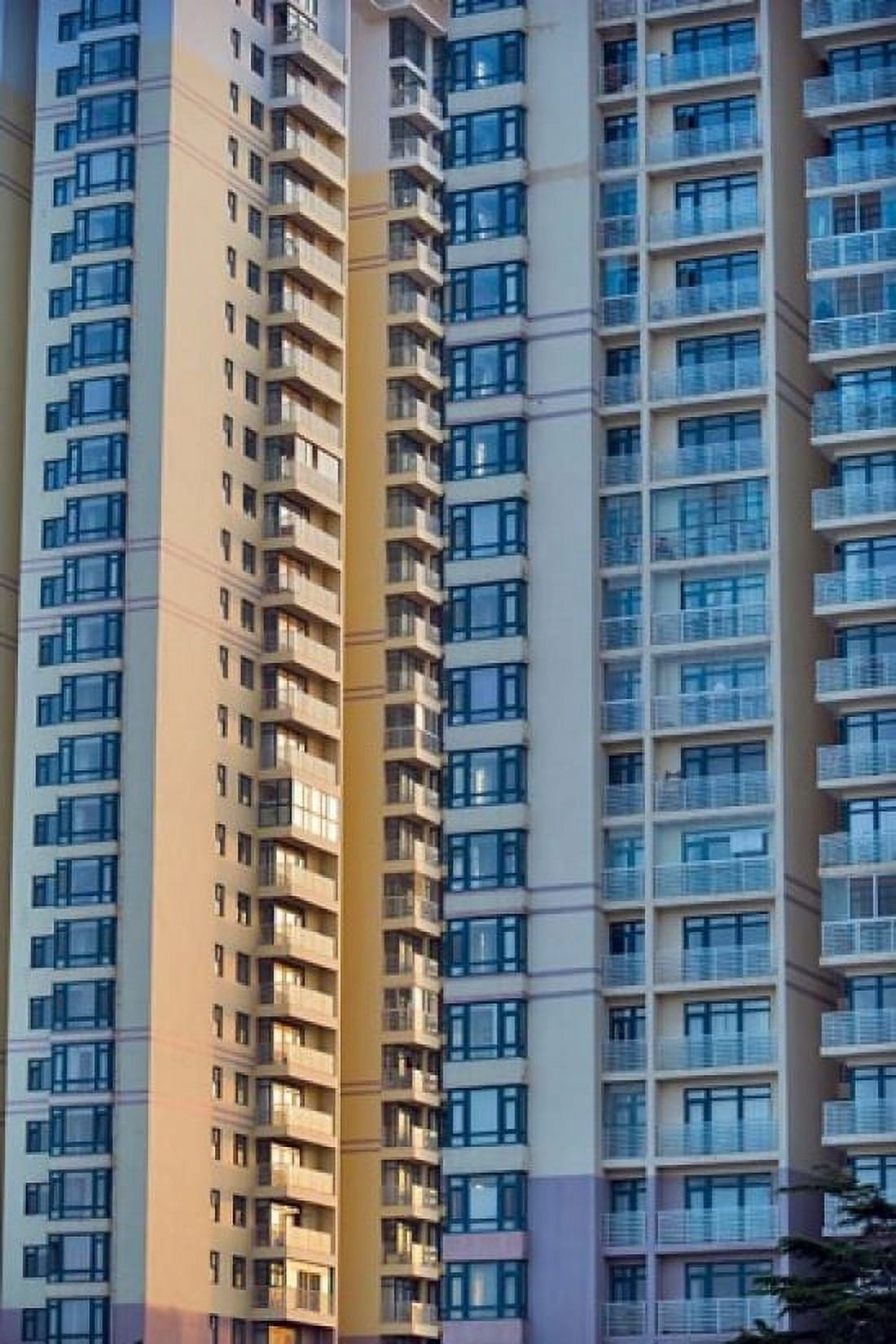 Modern building Yantai Shandong China Canvas Art - Janis Miglavs DanitaDelimont (11 x 17)
