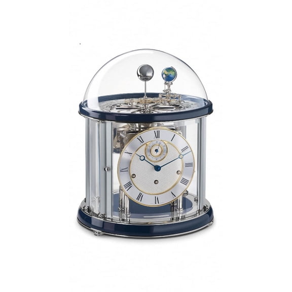 Modern clock Tellurium with 8 day running time from Hermle