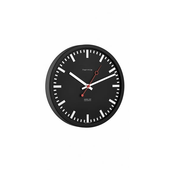 Modern clock with quartz movement from Hermle