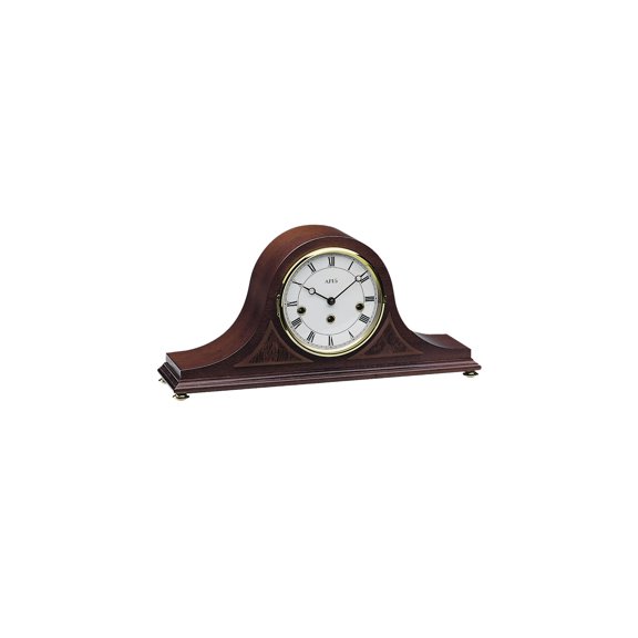 Modern clock with walnut veneer, 8 day running time  from AMS