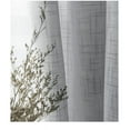 thumbnail image 1 of Modern cotton linen curtains semi shading  tulle plain balcony Cross texture curtain living room tulle Custom size Decorative (Light grey,1 pcs W400xH240cm,1.Hook top), 1 of 6
