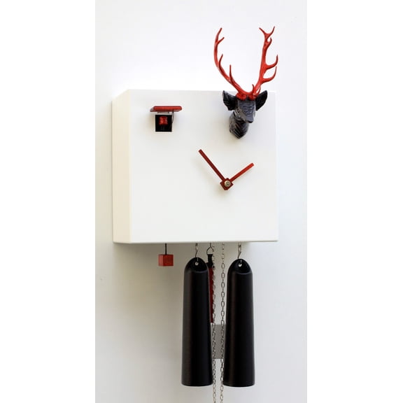Modern cuckoo clock Cube, 8 day