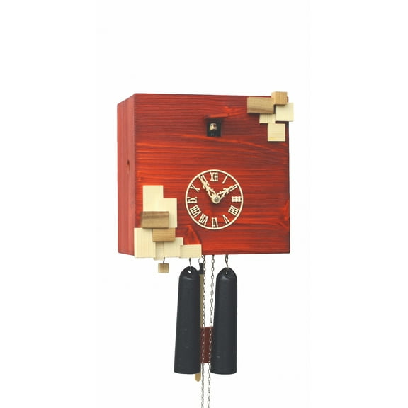 Modern cuckoo clock Cube, 8 day