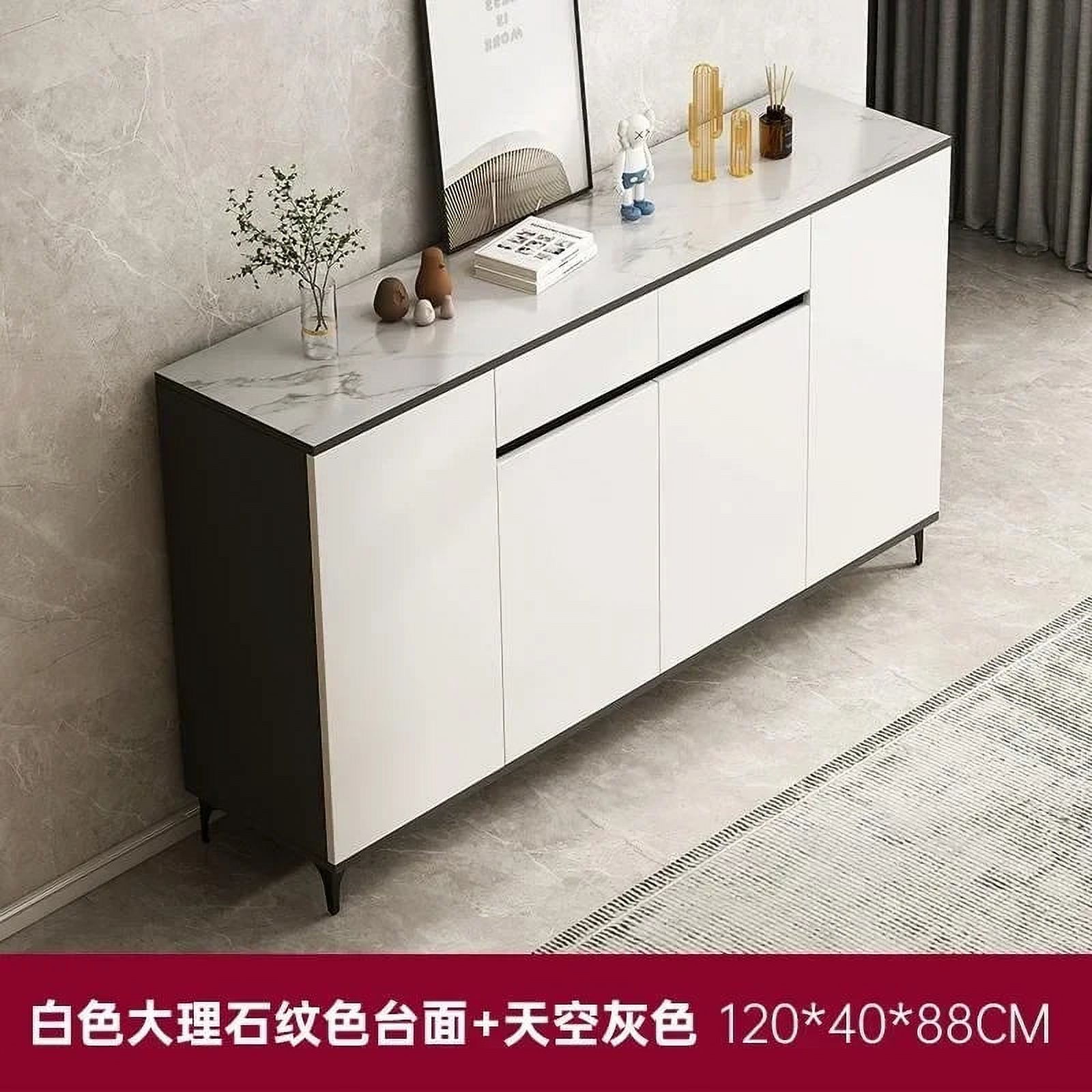 Modern kitchen Living Room Furniture Stainless Steel Buffet Table