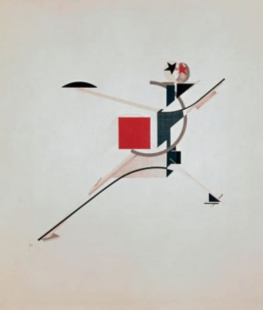 Modern man by El` Lisickij 1890-1941 Canvas Art - El` Lisickij (18 x 24)