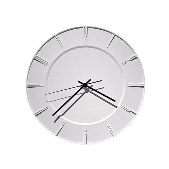 Modern minimalist cement silent battery powered wall clock high compatibility