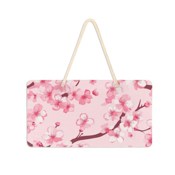 Modern minimalist door sign, home door sign, easy to install. Sakura Pattern