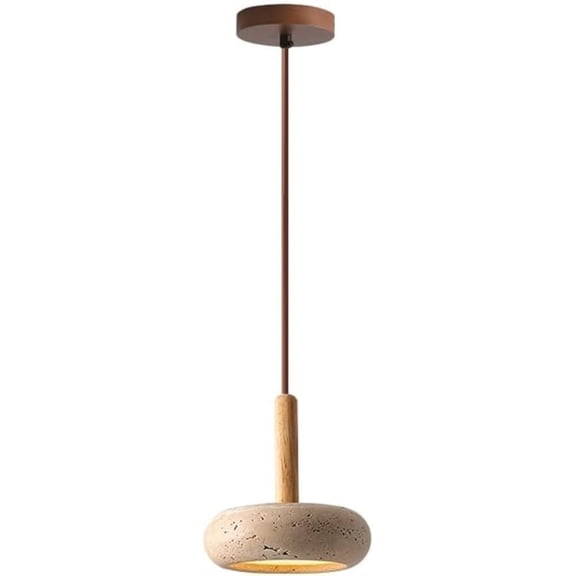 Modern pendant light yellow kitchen light wood hanging light