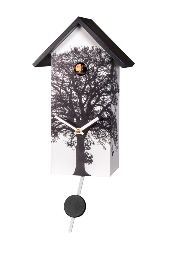Modern quartz Cuckoo Clock with cuckoo call