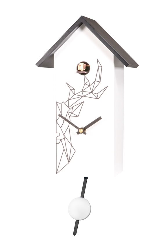 Modern quartz Cuckoo Clock with cuckoo call