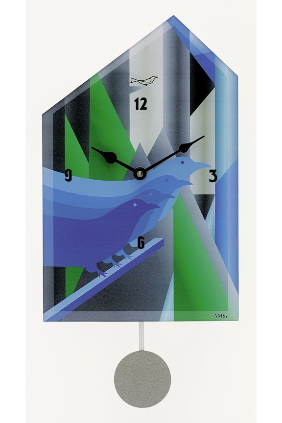 Modern quartz Cuckoo Clock with cuckoo call