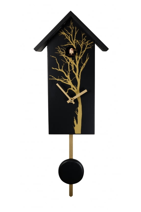 Modern quartz Cuckoo Clock with cuckoo call