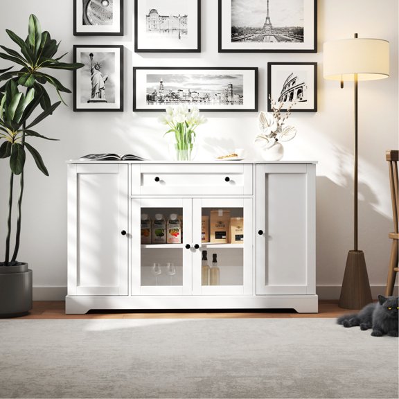 Modern sideboard buffet / Used in various living spaces / Offer diverse storage