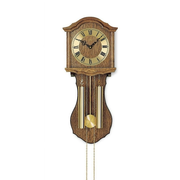 Modern wall clock with mechanical movement from AMS AM H248/4