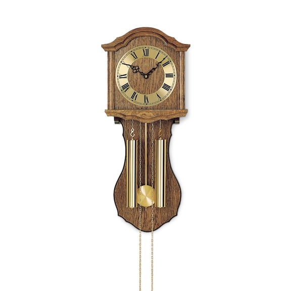 Modern wall clock with mechanical movement from AMS AM H248/4