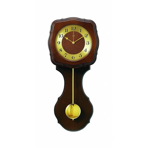 Modern wall clock with quartz movement from AMS AM F5162/1Q