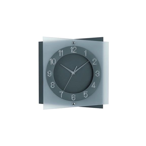 Modern wall clock with quartz movement from AMS AM W9323