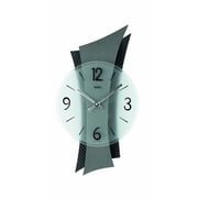 Modern wall clock with quartz movement from AMS AM W9400
