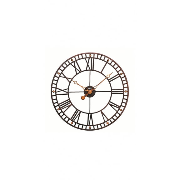 Modern wall clock with quartz movement from AMS