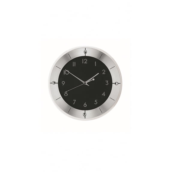 Modern wall clock with quartz movement from AMS