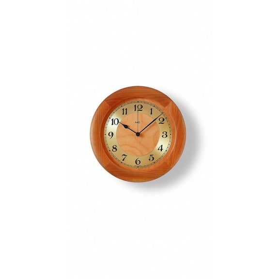 Modern wall clock with quartz movement from AMS