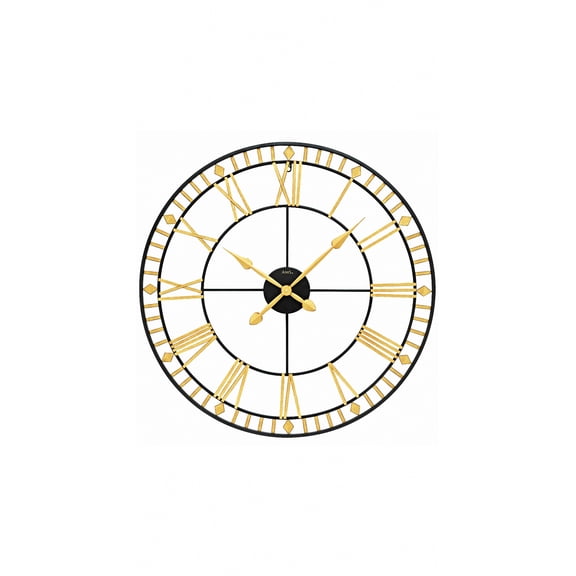 Modern wall clock with quartz movement from AMS