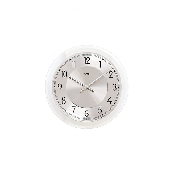Modern wall clock with quartz movement from AMS