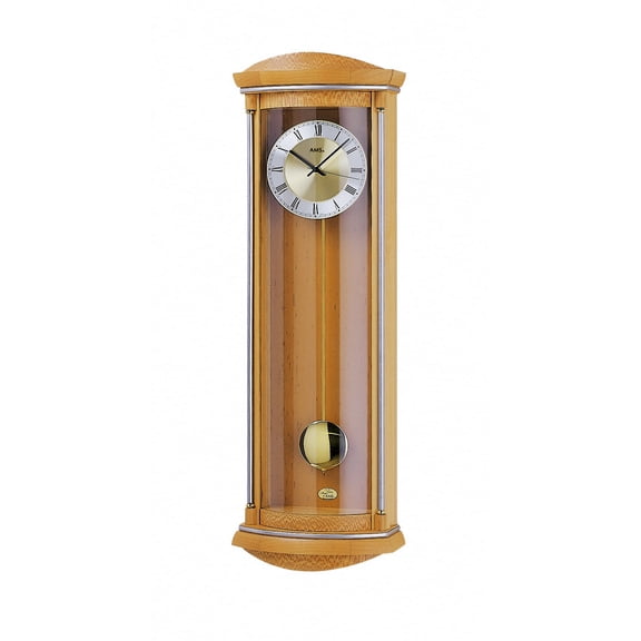 Modern wall clock with quartz movement from AMS