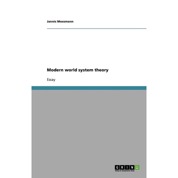 Modern world system theory (Paperback)
