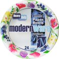 ModernWare Designer Paper Bowls Table Ware, 1.8" x 13" x 8", White