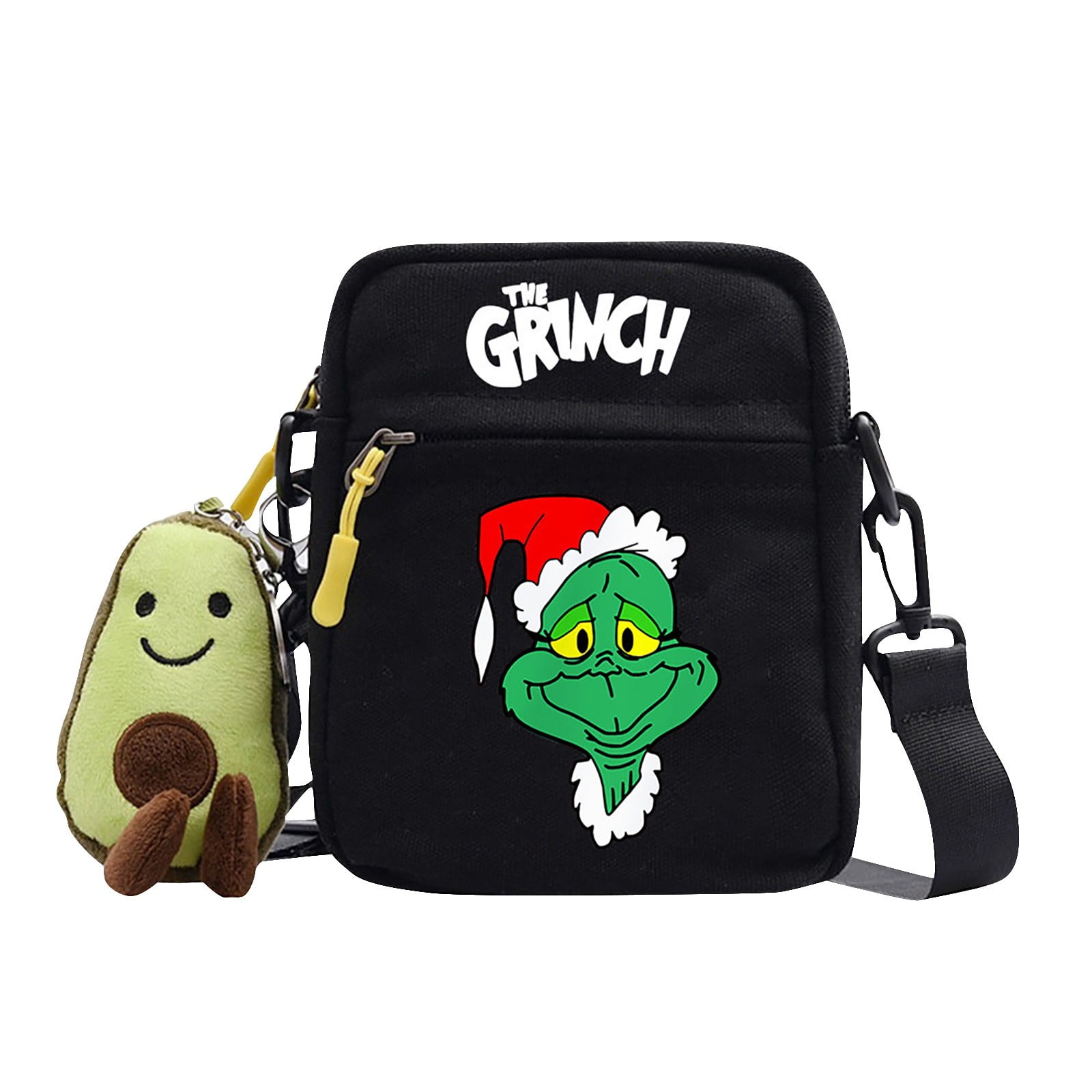 Bazyrey How The Grinch Stole Stuffed Christmas Small Square Bag, Cute