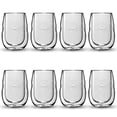 thumbnail image 1 of Moderna Artisan Series Double Wall Insulated Wine Glasses - Set of 8 Wine and Beverage Glasses, 1 of 8