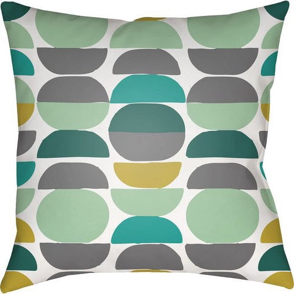 Surya MD081-2020 Moderne 20 x 20 x 4 in. Throw Pillow, Grey - Medium