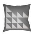 thumbnail image 1 of Surya MD028-2222 Moderne Outdoor Large Throw Pillow, 22 x 22 x 5 in. - Light Gray & Medium Gray, 1 of 7