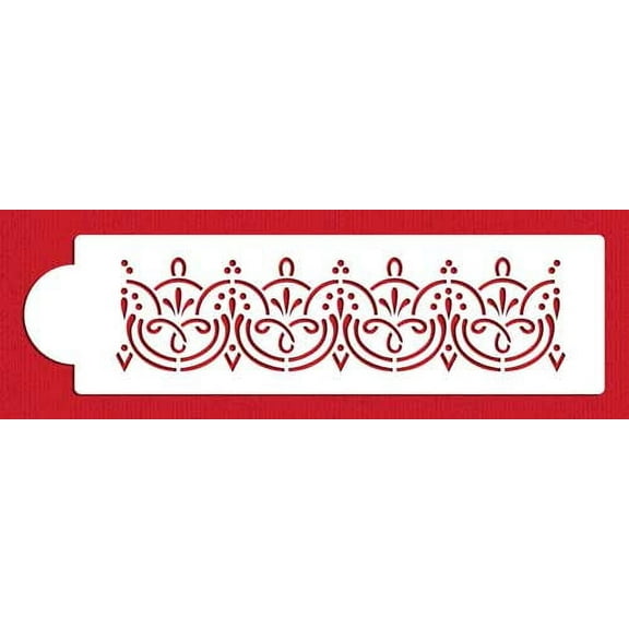 Moderne Design Cake Stencil GS111 by Global Sugar Art