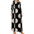 thumbnail image 1 of Modernist Geometric Pattern 442 Long Sleeved Dress dresses for official occasions elegant dress women evening dress, 1 of 7