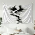 thumbnail image 1 of Modernist Style Tapestry, Abstract Ink Painting Tapestry, Bedroom Living Room Dormitory Decoration, Home Decoration, 1 of 4