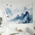 thumbnail image 1 of Modernist Style Tapestry, Blue Forest Tapestry, Bedroom Living Room Dormitory Decoration, Home Decoration, 1 of 4