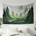thumbnail image 1 of Modernist Style Tapestry, Green Plant Forest Tapestry, Bedroom Living Room Dormitory Decoration, Home Decoration, 1 of 4