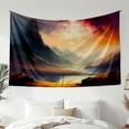 thumbnail image 1 of Modernist Style Tapestry, Natural Scenery Tapestry, Bedroom Living Room Dormitory Decoration, Home Decoration, 1 of 4
