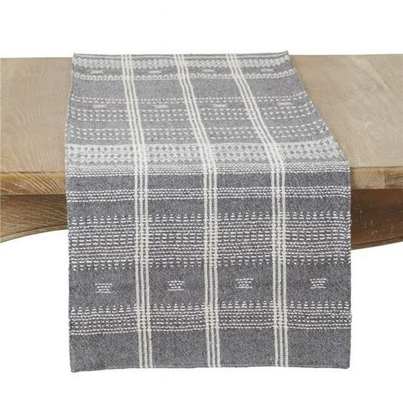Modernist Woven Stripe Table Runner